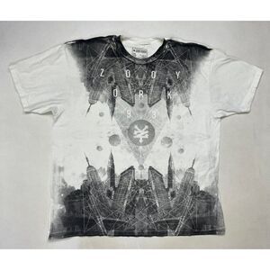 Zoo York New York City Graphic T-shirt Men XXL White Short Sleeve